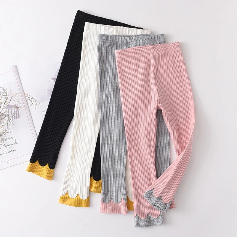 

Menoea 3-8 Years Autumn Winter Style Girls Leggings Solid Color Warm Girl Pants Kids Costumes Colorful Kid Clothing for Children