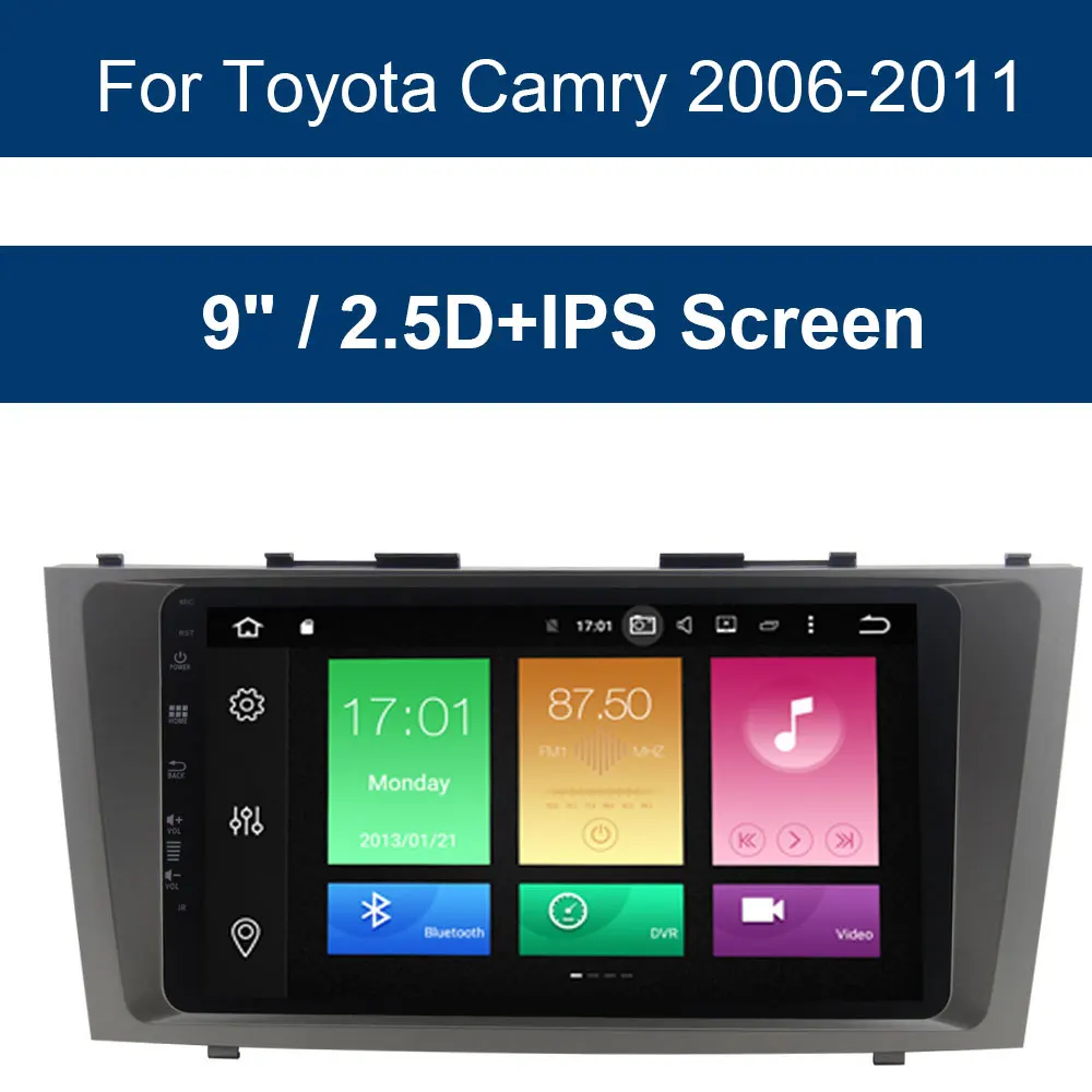Android 2 din автомобильное радио, DVD, GPS плеер для Toyota Camry 40 2007 2008 2009 автомобильное радио стереосистема Аудио мультимедиа для camry 40 - Цвет: for toyota camry