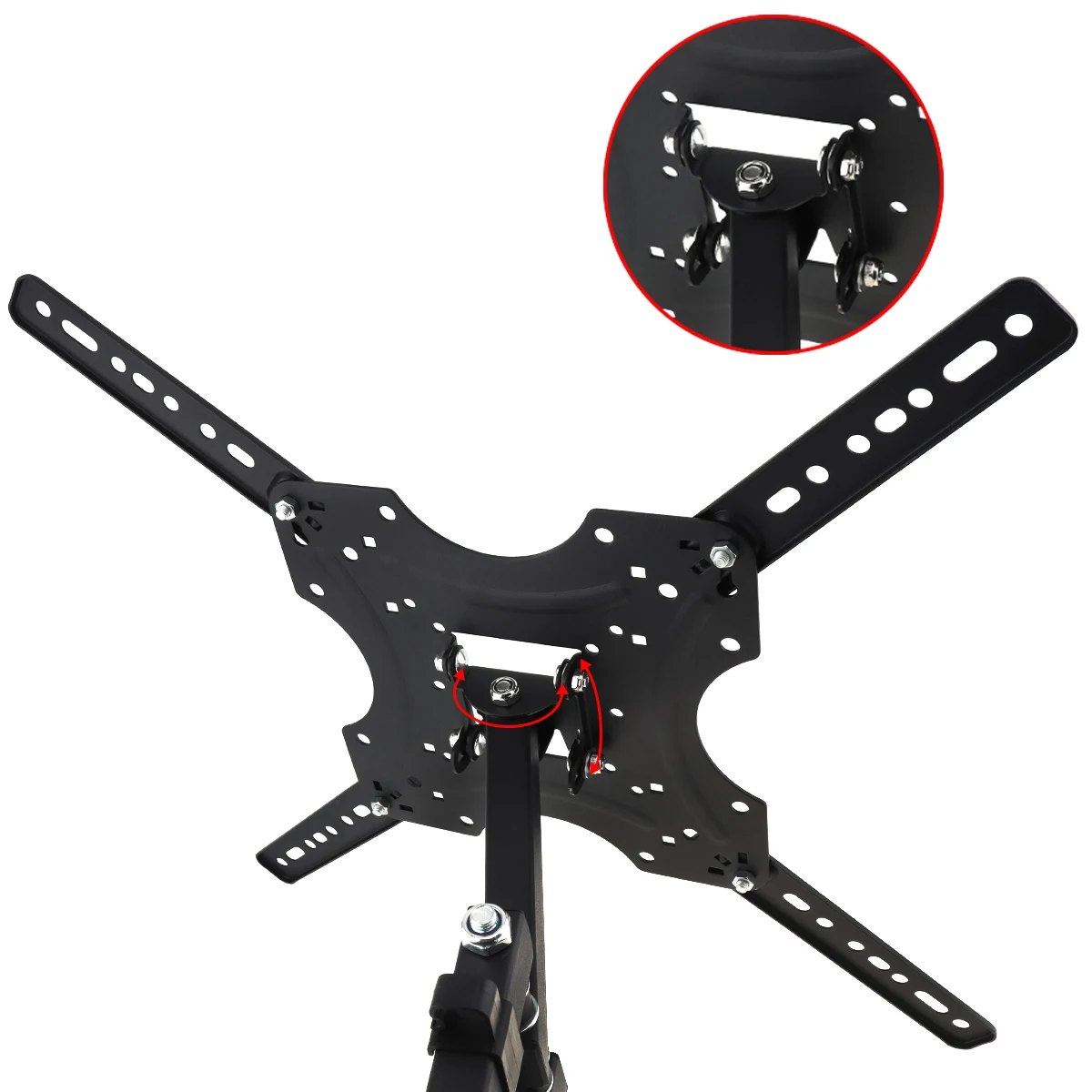 Регулируемый настенный кронштейн для телевизора из матового материала 22 кг