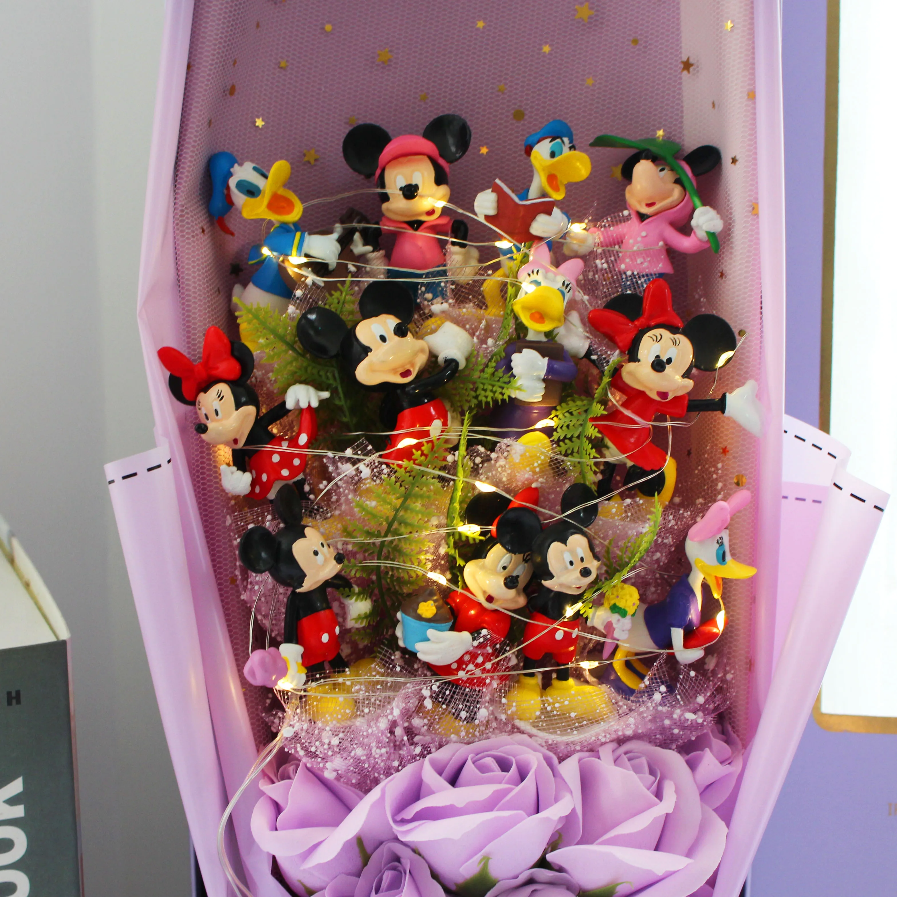 Disney Мультяшные куклы Микки Маус Минни Дональд Дак маргаритки игрушки