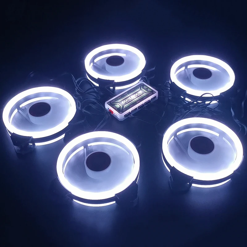 Кулер Coolmoon ARGB Fan 120 мм комплект из 6 кулеров с музыкальным контроллером поддержка