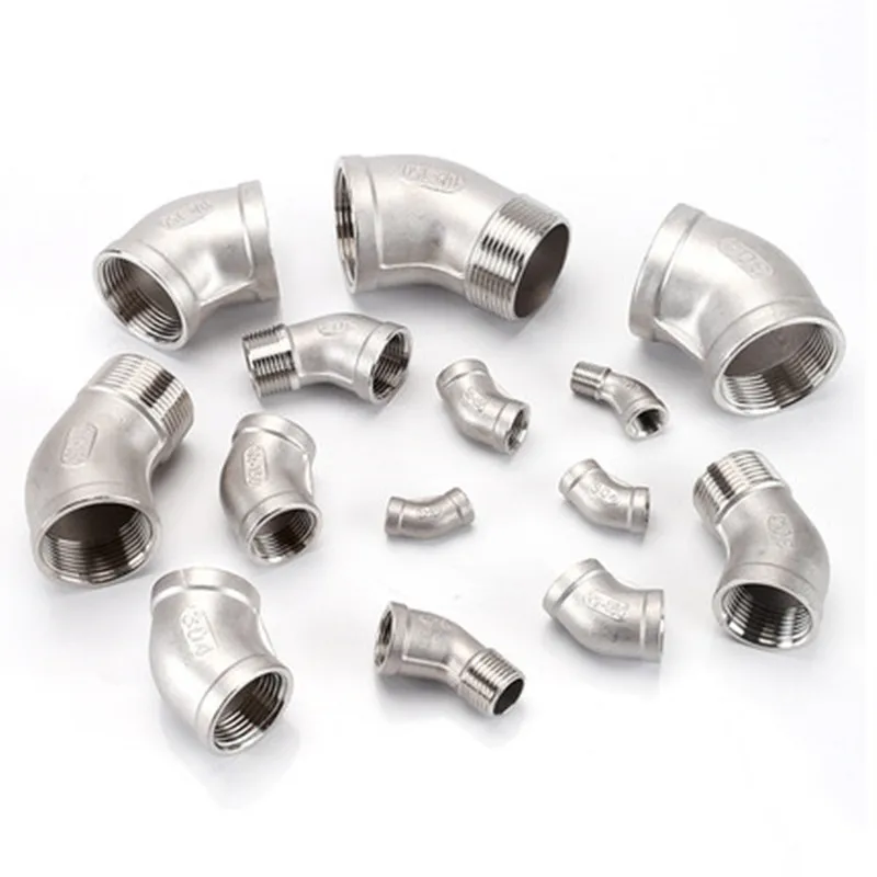 304 stainless steel 45 degree elbow 1/8 - 3/4 1