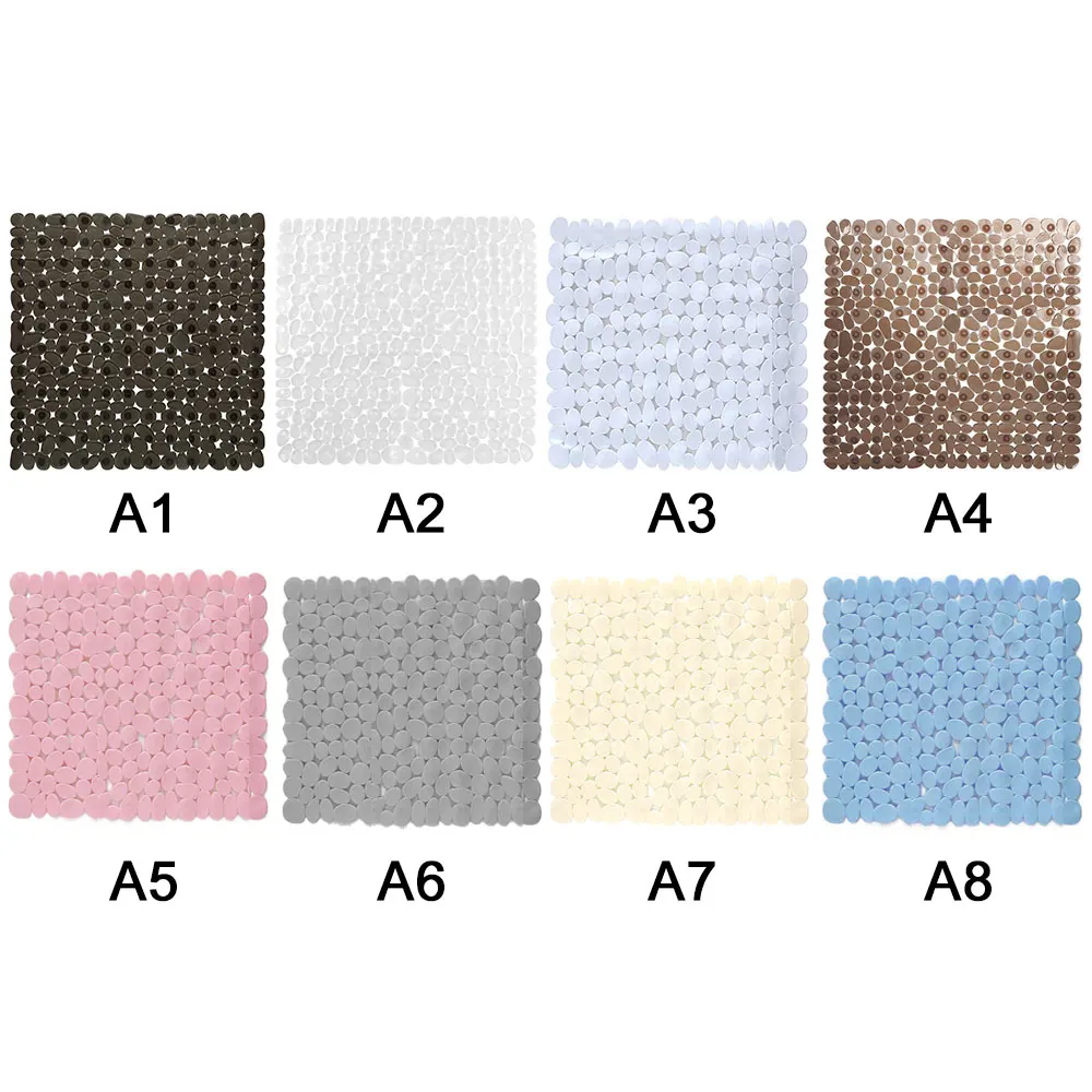 Коврик для ванной Быстрый слив коврик душа Противоскользящий ковер часы с чашкой