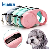 hldhxm retractable medium dog leash for small medium large dog cat leashes lead pet 3m5m nylon goods for dogs