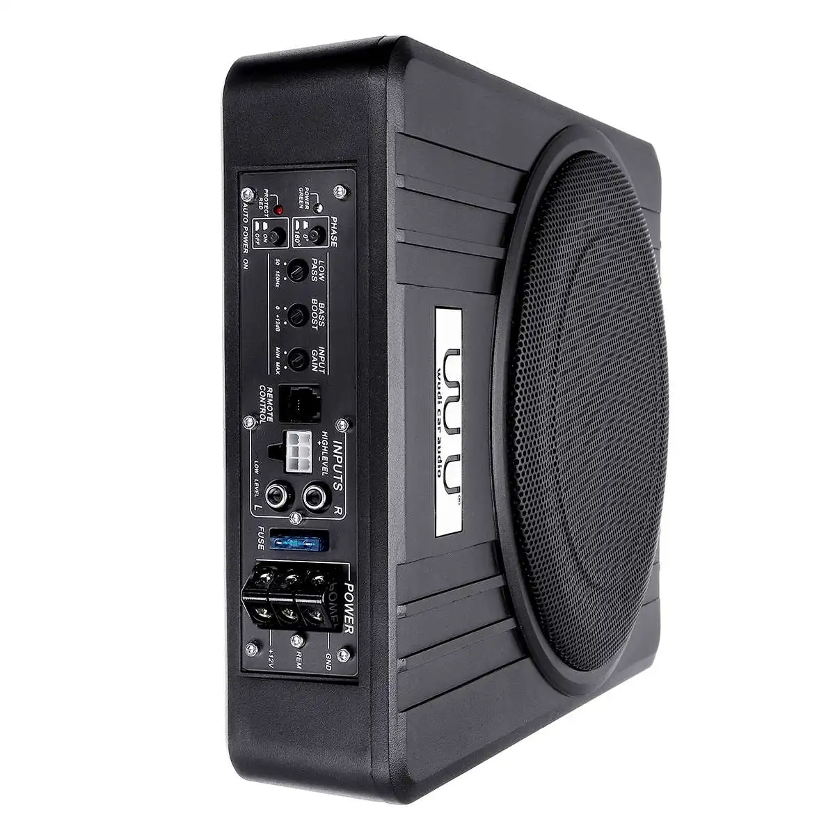 10дюймов 600 Вт активный сабвуфер автомобильный аудио динамик усилитель ультра