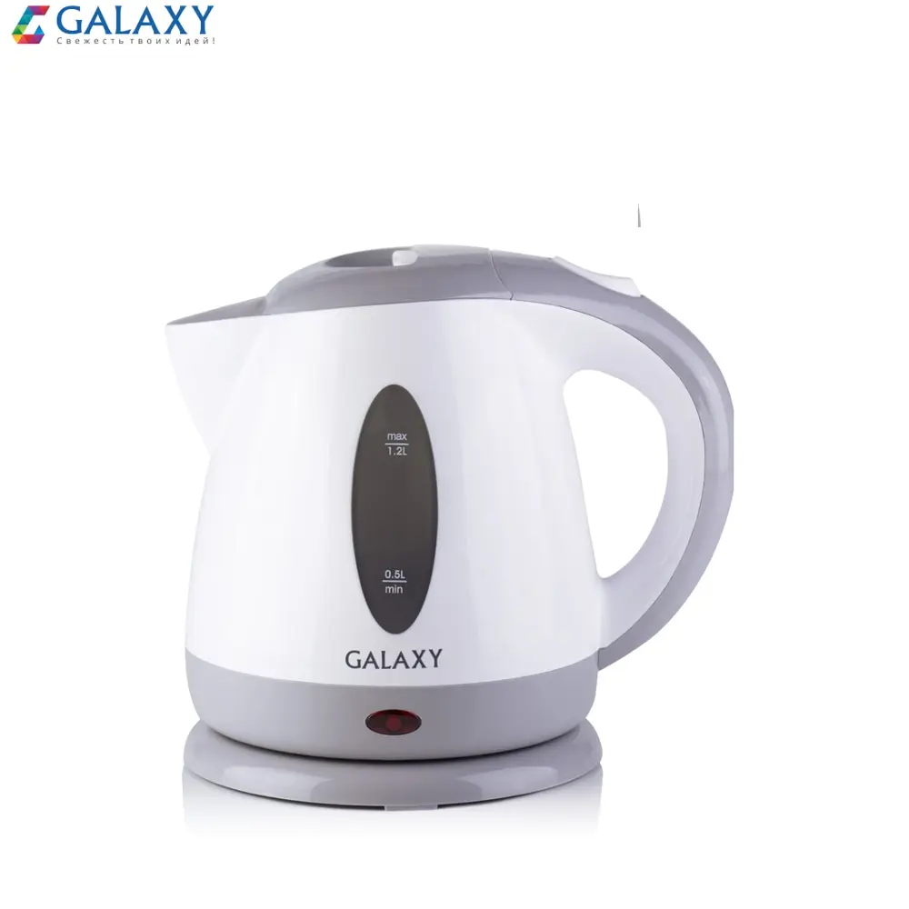 Электрический чайник 2200 Вт Galaxy GL 0222 объем 1 2 л Скрытый нагревательный элемент