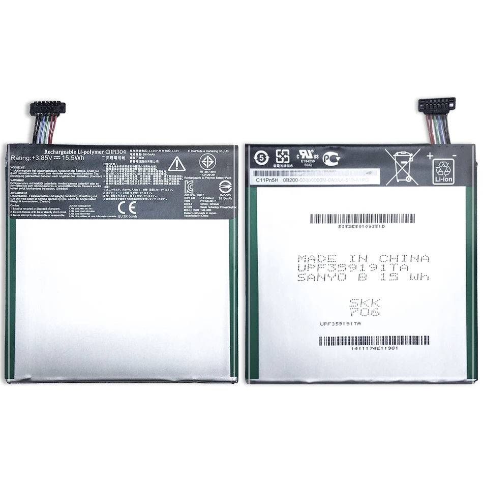 Литий-полимерный аккумулятор для планшета Asus MEMO PAD HD 7 ME173X HD7 ME173 K00B 3950 мАч C11P1304 |