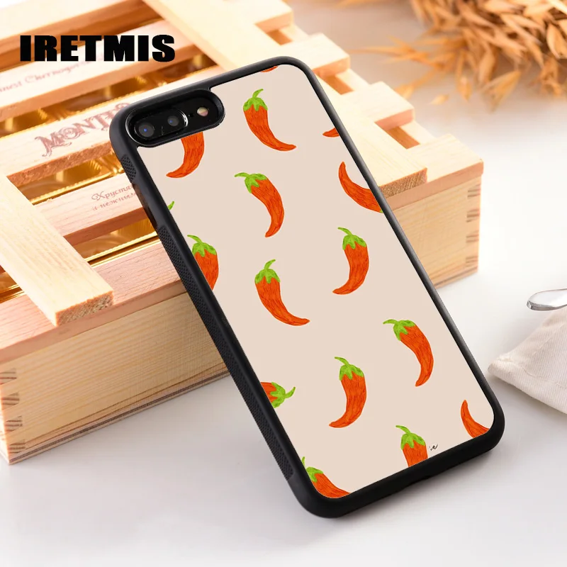 Чехол для телефона Iretmis резиновый силиконовый iPhone 6 6S 7 8 PLUS X XS XR 11 12 Pro Max | Мобильные