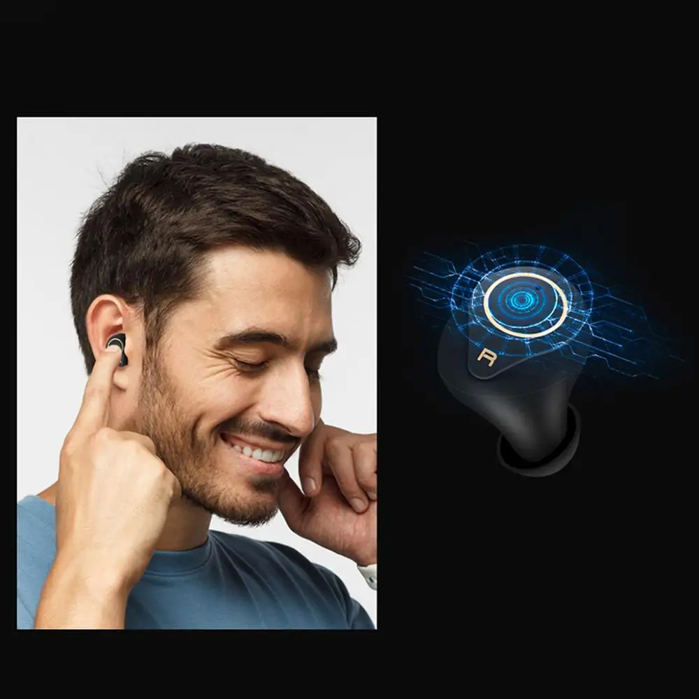 Беспроводные Bluetooth наушники Gandley X2 Siri водонепроницаемые Hi Fi с защитой от помех