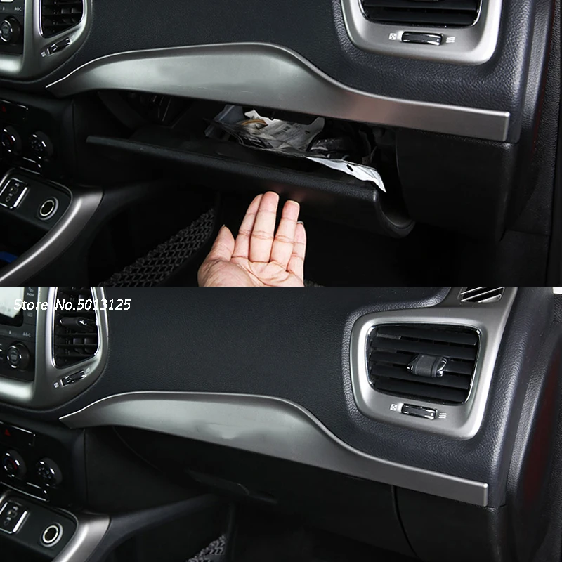 Центральная Автомобильная консоль Co pilot отделка для Jeep Compass 2017 2018 2019 2020 2021