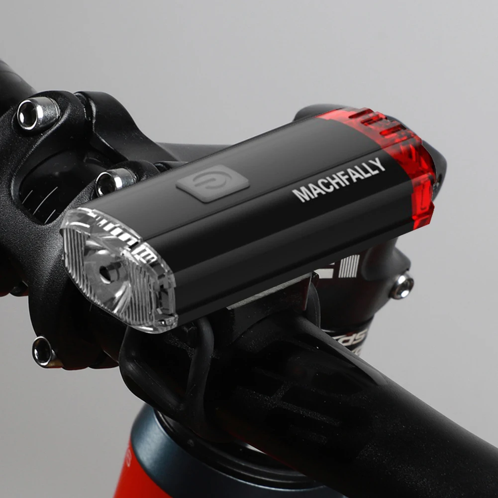 

2 in 1 Bike Front Rear Lights USB Rechargeable Waterproof Multifunctional Mountain Bicycle Helmet Light Cycling Equipment