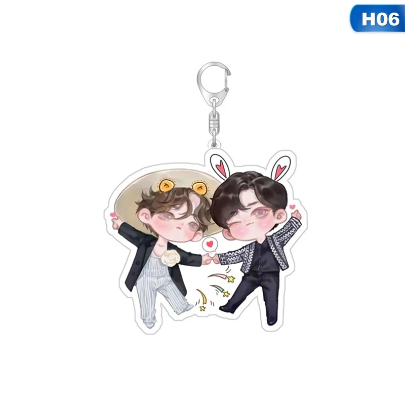 

Cartoon Animal Cartoon Keychain CHEN QING LING Wei WuXian Lan WangJi Xiao Zhan Wang Yibo Key Chain Ring Pendant Jewelry Gift
