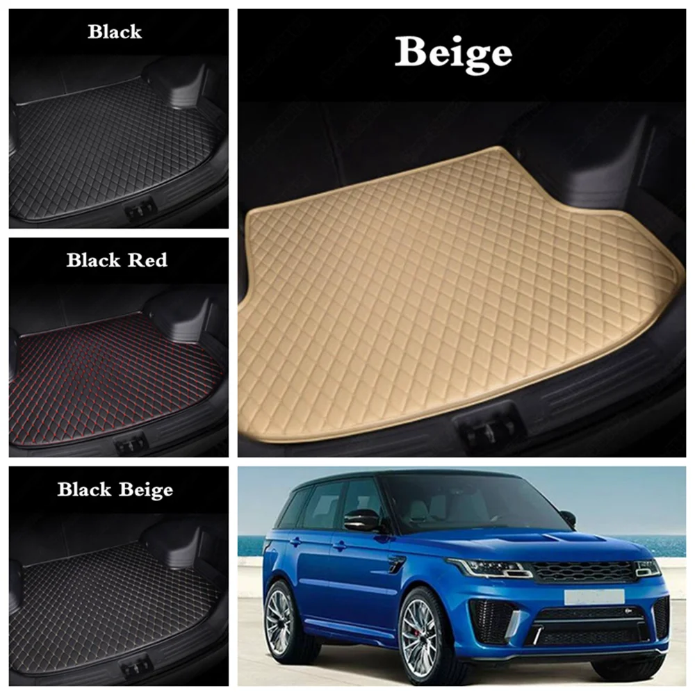 Кожаные подкладки для багажника автомобиля Land Rover Range Evoque Discovery LR2 LR3 LR4 Freelander Sport Velar