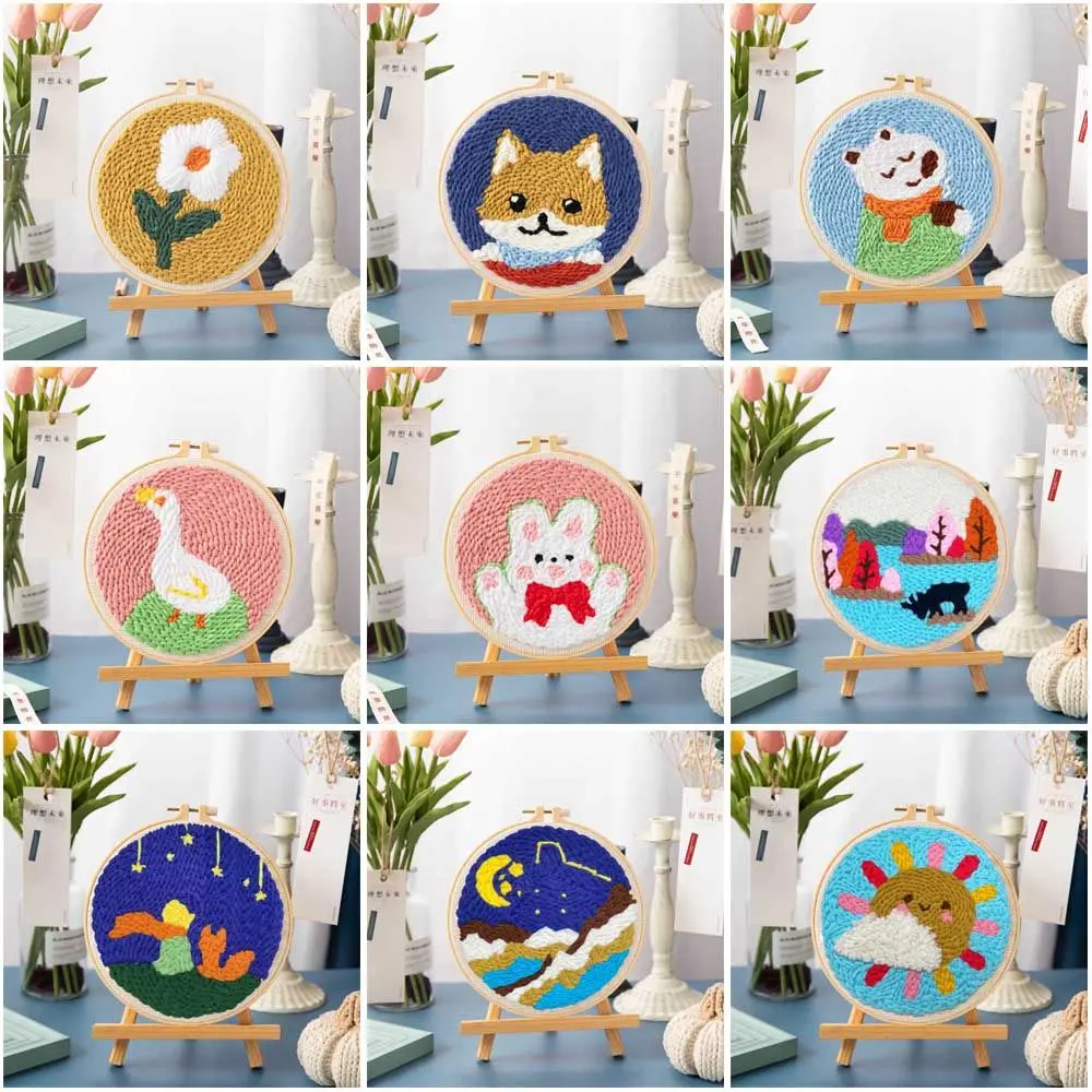 

Arts Ornament Handmade DIY Crafts Sewing Accessories Cross Stitch Kit Needle Punch Embroidery Sets Embroidery Hoop