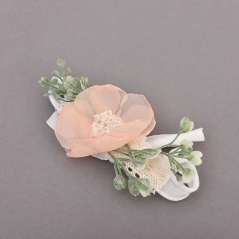 

54DA 2 Pcs Newborn Photography Props Baby Hair Band Romper Set Headband Backless Bodysuit Infants Photo Shooting Costume