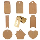 100 шт Чистая крафт-бумага теги несколько шаблонов креативные бутылки платье Love бирки Свадебная вечеринка подарочная упаковочная этикетка