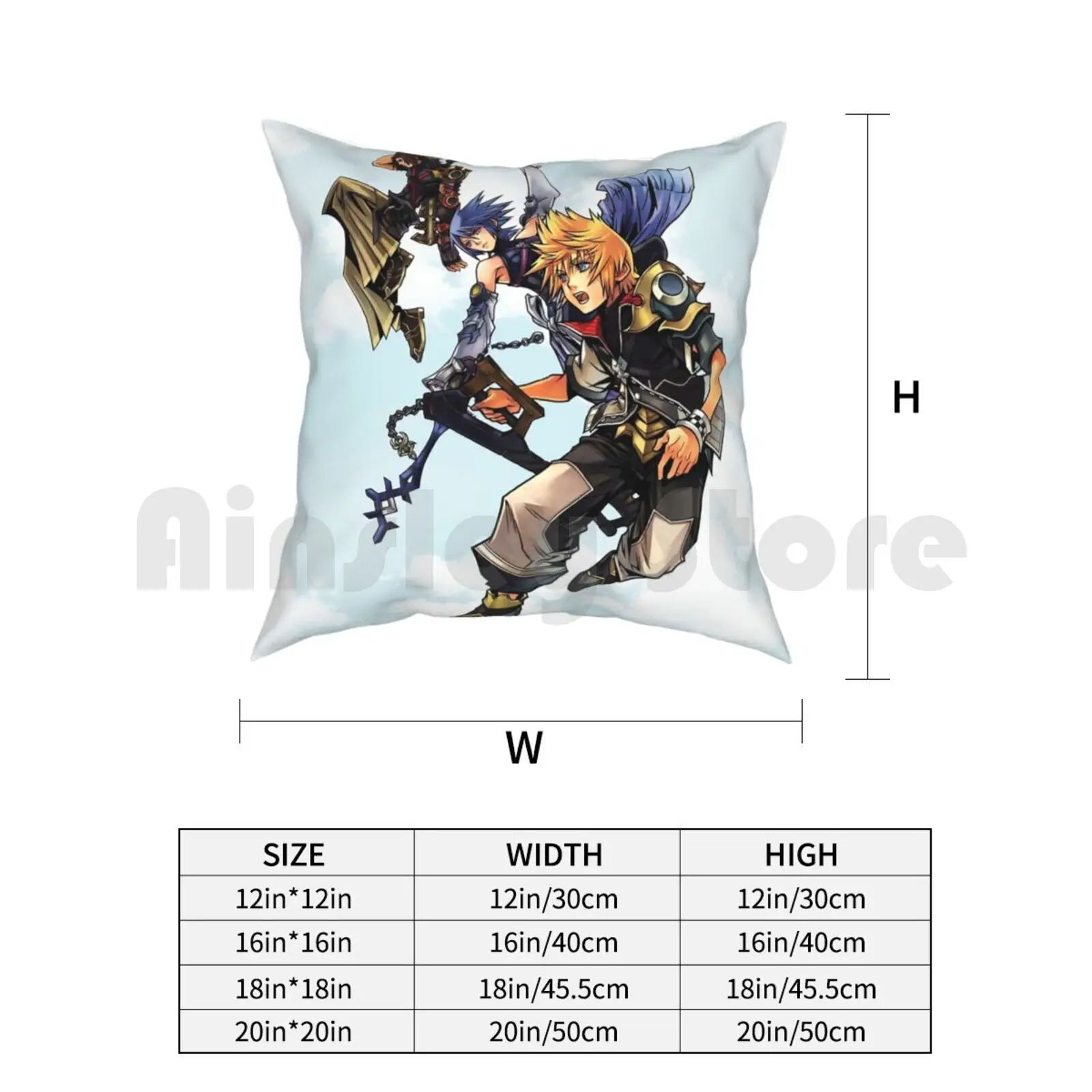 Ventus Aqua и Terra-Kingdom подушка с изображением сердца родов сна детская мягкая обложка