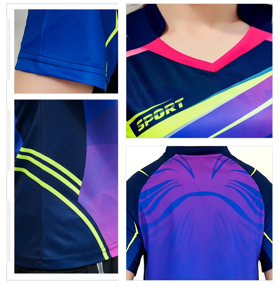 Boys' Badminton Suit Girls' Tennis Shirt Short Sets Girl Ping Pong Clothes Child Volleyball Kits Jersey Kid Sportswear Clothing