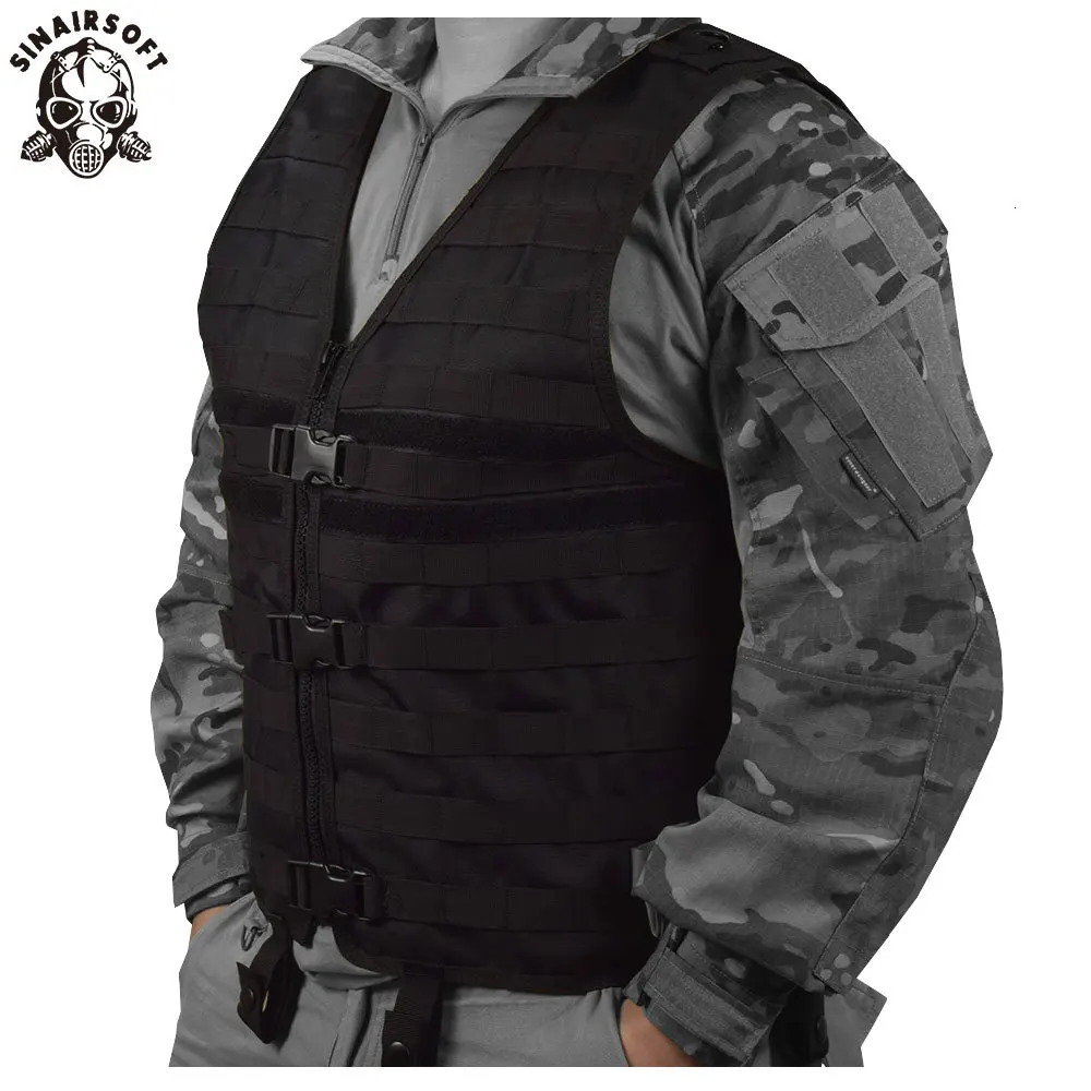 SINAIRSOFT Molle Airsoft тактический жилет Камуфляжный жилет армейский военный CS открытый рыболовный охотничий снаряжение Swat Militaria