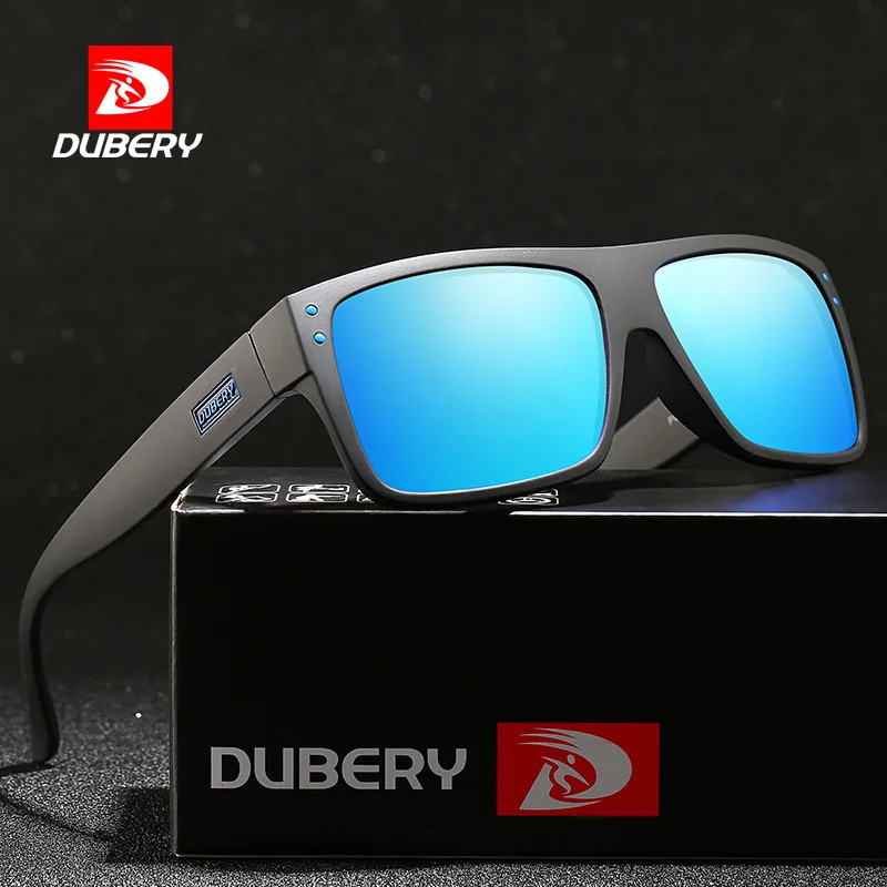 

DUBERY Outdoor Cycling Sports Sunglasses Fishing Polarized Sunglasses Rice Order Printing Glasses