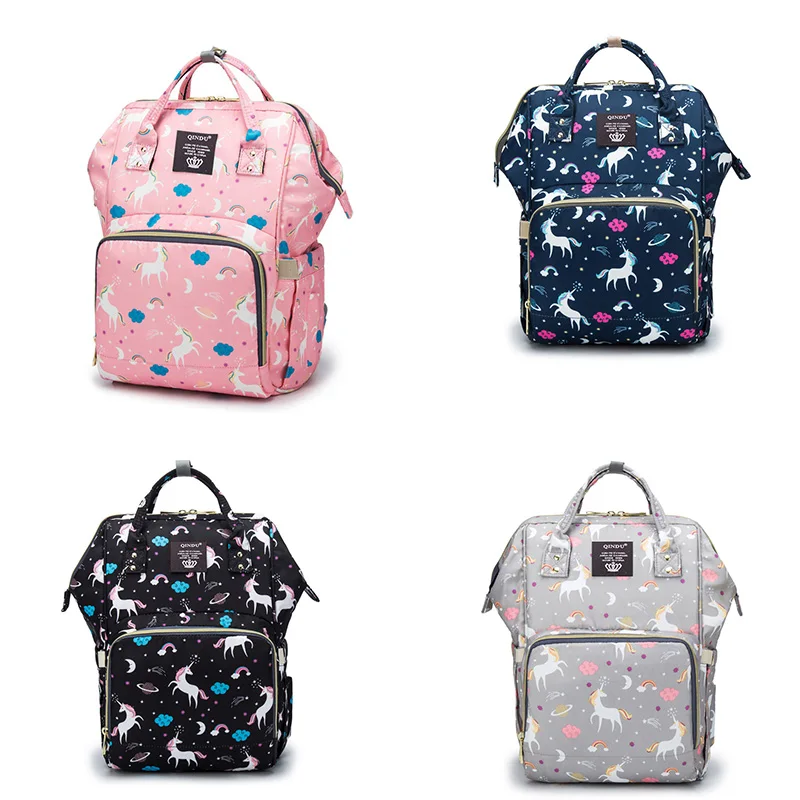 Сумки для детских подгузников рюкзак с единорогом модная сумка мам дизайнерская