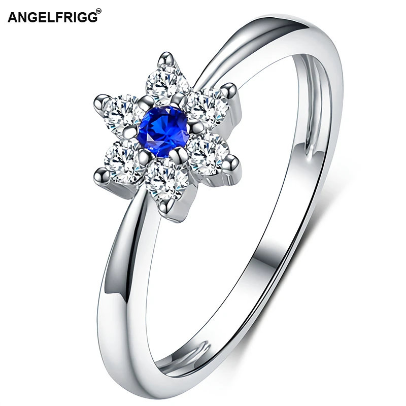 ANGELFRIGG новые модные кольца для женщин с фианитом CZ Свадебные обручальные
