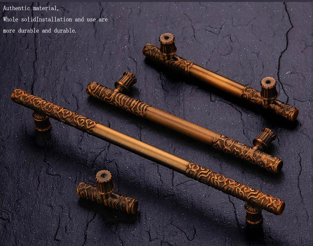 

Door and Window Hardware Chinese Classical Handle Furniture Hardware Door Handle Wardrobe Door Cabinet Single Hole Drawer Handle