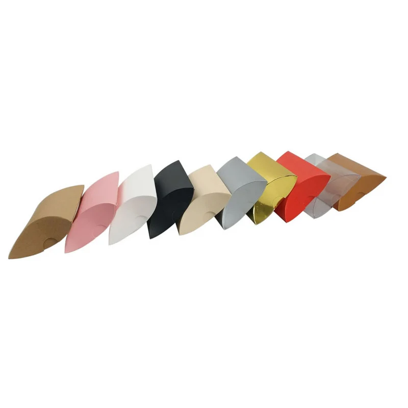 

10pcs Practical Gift Box Packaging Box Pillow Shape Candy Box DIY Wedding Party Favor