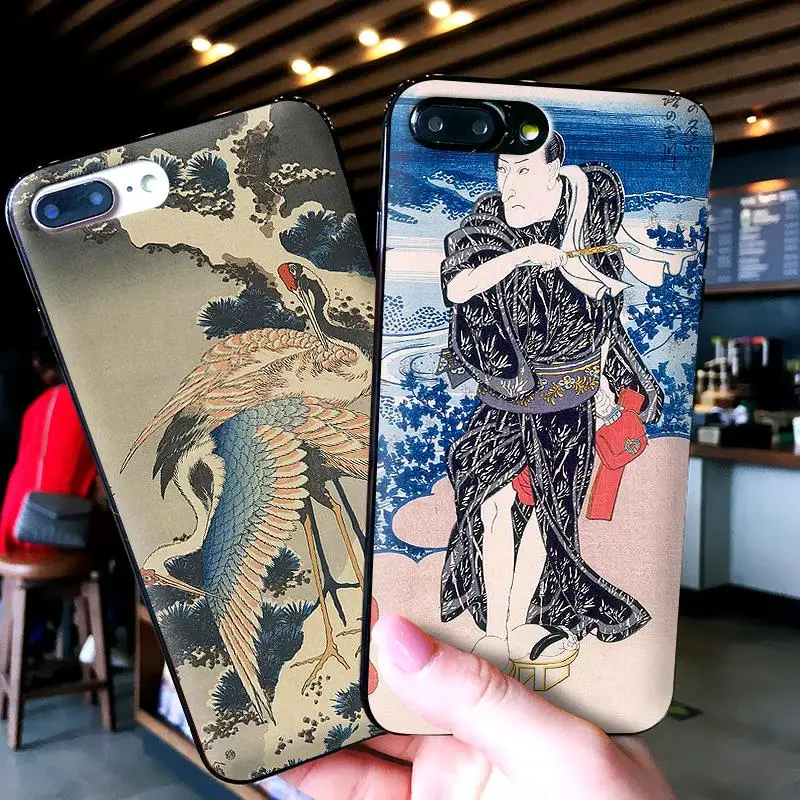 Большая волна от Kanagawa чехол для iPhone XS Max XR Мягкий силиконовый X 6 6S 7 8 Plus Coque Funda |