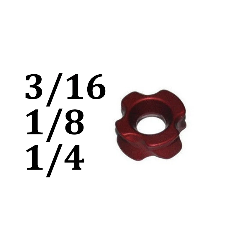 3 шт. алюминиевый лук для охоты 3/16 дюйма 1/4 1/8 дюйма|peep sight|bow sighthunting archery |