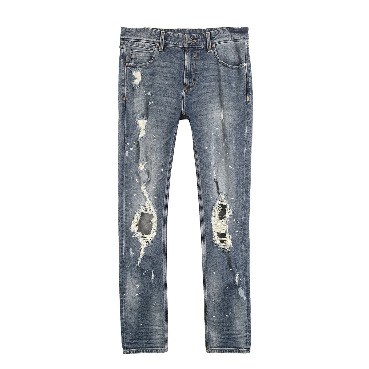 Джек Джонс Для Мужчин's Краска в баллоне распылителе отделка Рваные джинсы |