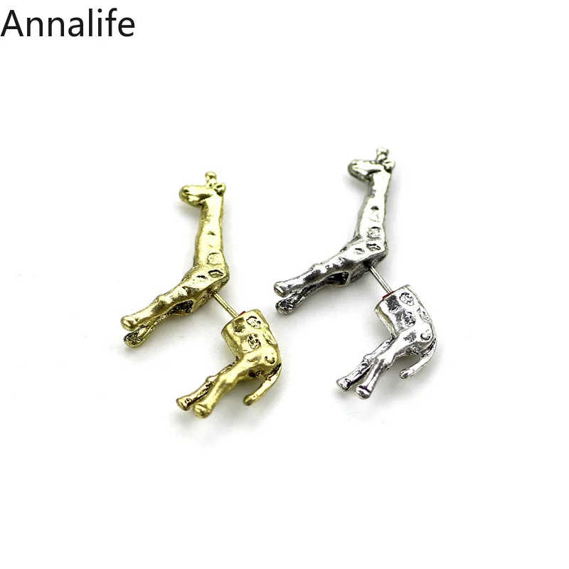 Новинка 2019 милая фотография жирафа реальный подарок для женщин украшения