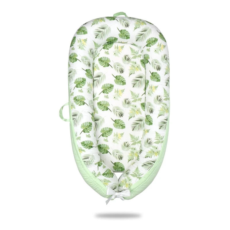 

Baby Lounger Bed Sleeping Nest Bassinet Newborn Soft Cotton Breathable Portable Crib for Traveling