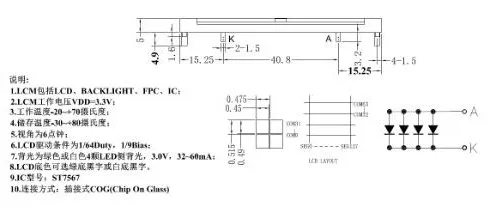 20PIN 12864 COG lcd сварочный экран ST7567 контроллер Белый/Зеленый/Синий Подсветка