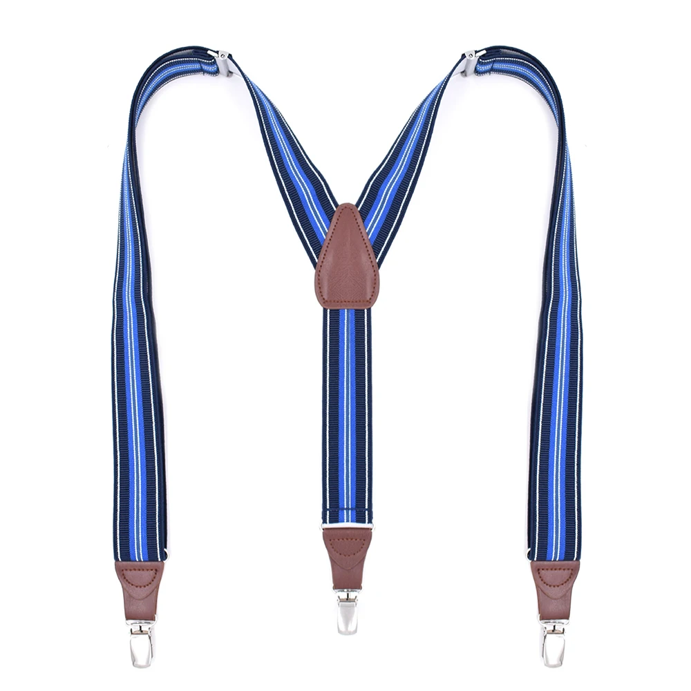 Регулируемые эластичные подтяжки с крепкими зажимами для женщин и мужчин