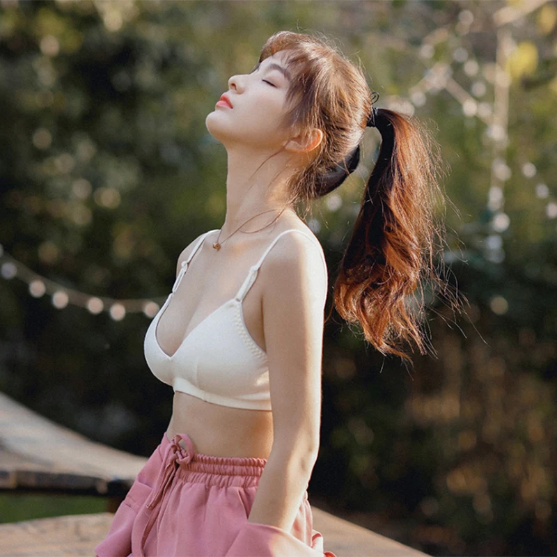 Женское сексуальное нижнее белье хлопковый бюстгальтер пуш-ап с треугольными