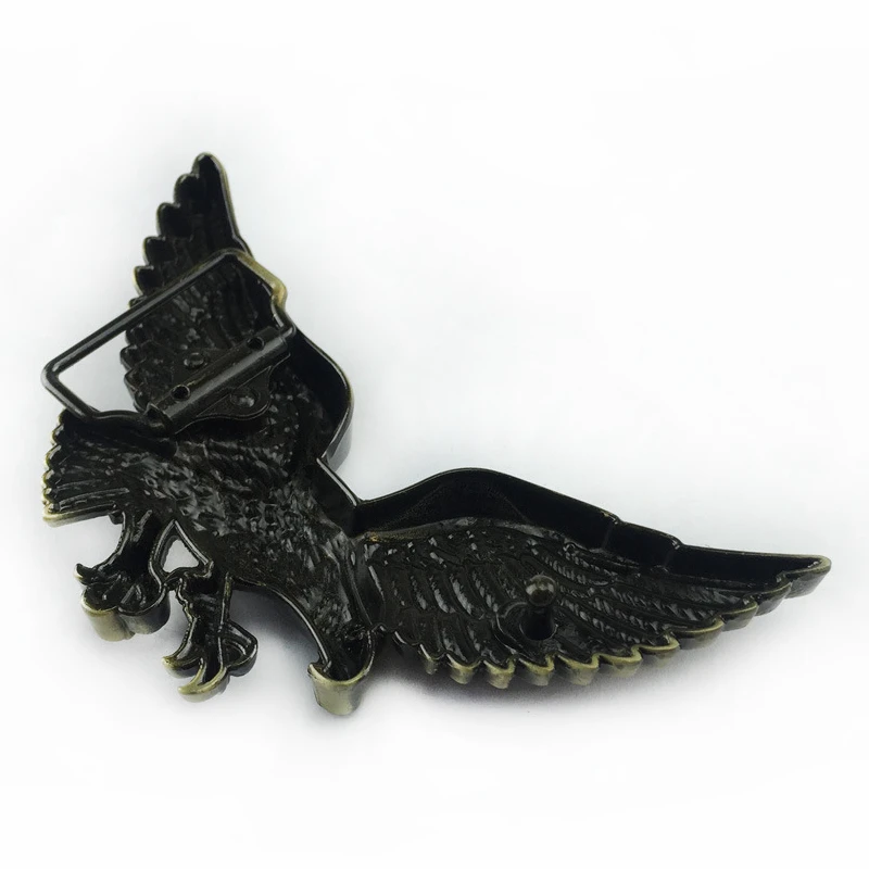 3D бронза Цвет Орел ковбойский ремень модная обувь с пряжкой хорошее покрытие