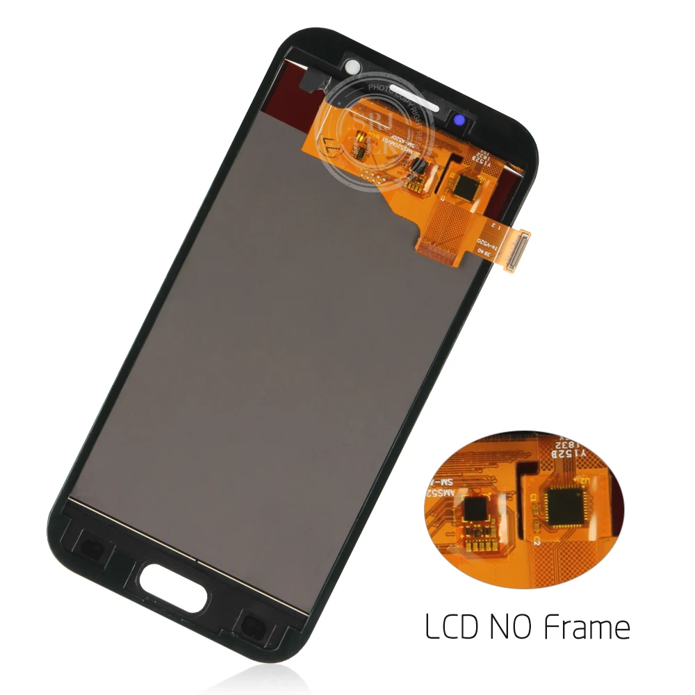 Can adjust brightness LCD For Samsung Galaxy A5 2017 A520 SM-A520F Display Touch Screen Digitizer Assembly Replaces | Мобильные