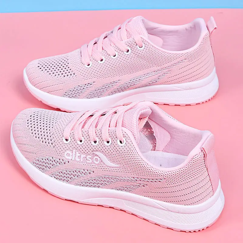 

Women's Sport Shoes Female Brand Sneakers Woman Running Shoes Breathable Antislip Light Flats Eur