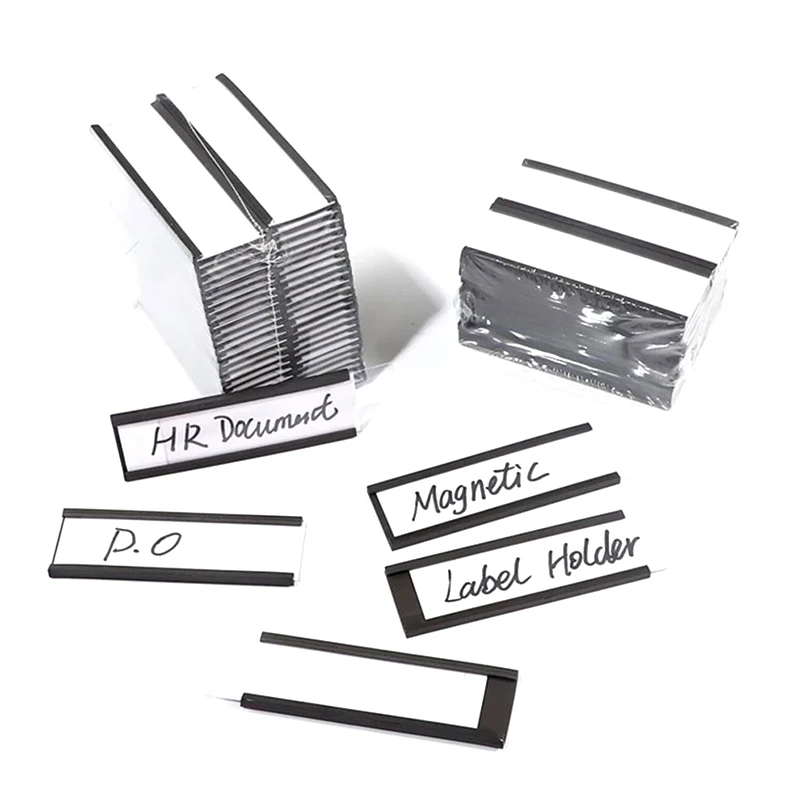 

30 шт. магнитные держатели для этикеток, держатели для знаков и билетов, держатели для Металлической Полки, держатели для этикеток, доски