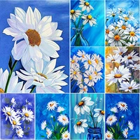 5d diy diamond painting full square round drill little daisy diamond embroidery flower cross stitch crafts home decor art gift