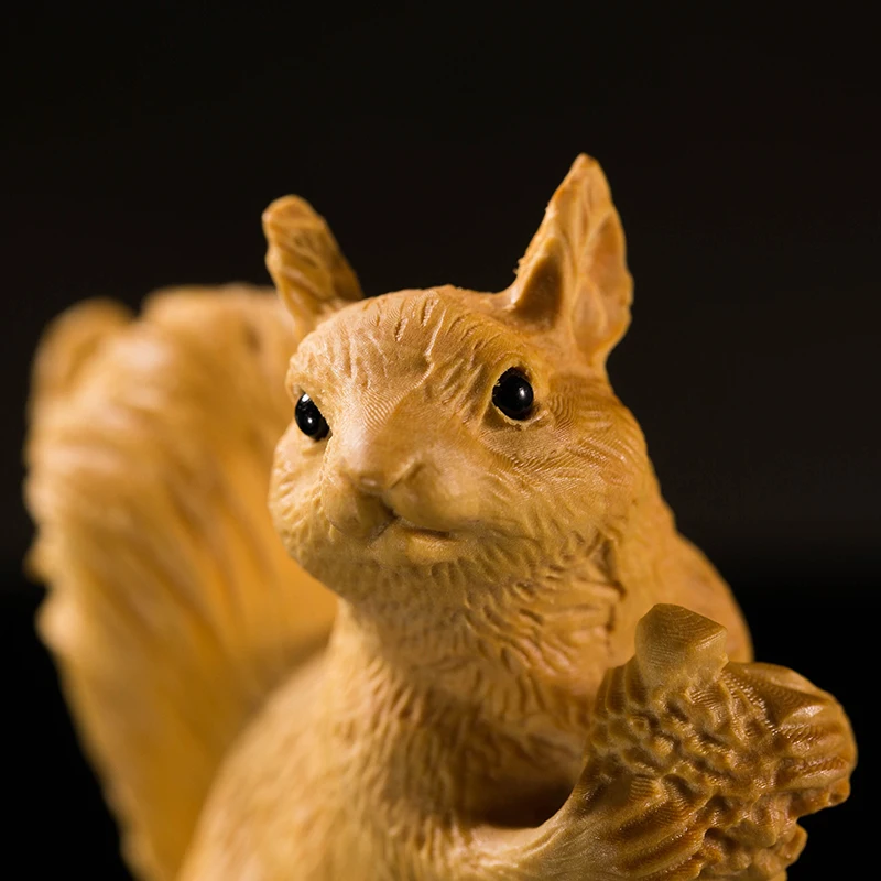 10 см маленькие фигурки белки деревянная милая белка ручная работа животное