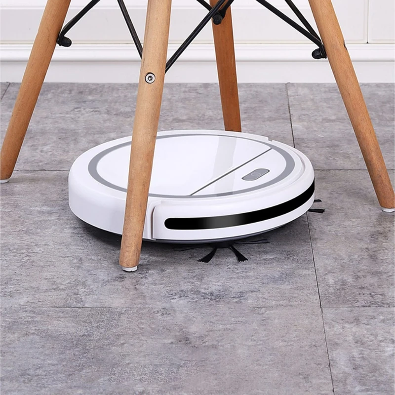 

3 in 1 Intelligent Voice Sweeping Robot USB Rechargeable Vacuum Cleaner Automatic Smart Floor Carpet Cleaning Machine Retailsale