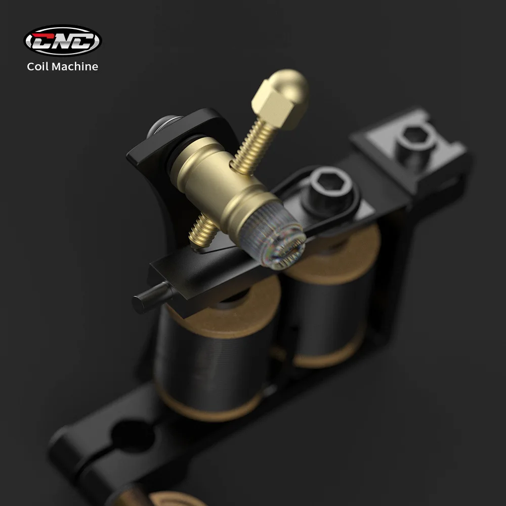 

Coil Tattoo Machine 10 wraps Pure copper coil liner Shader tattoo machine Professional tattoo machine Carbon steel integrated