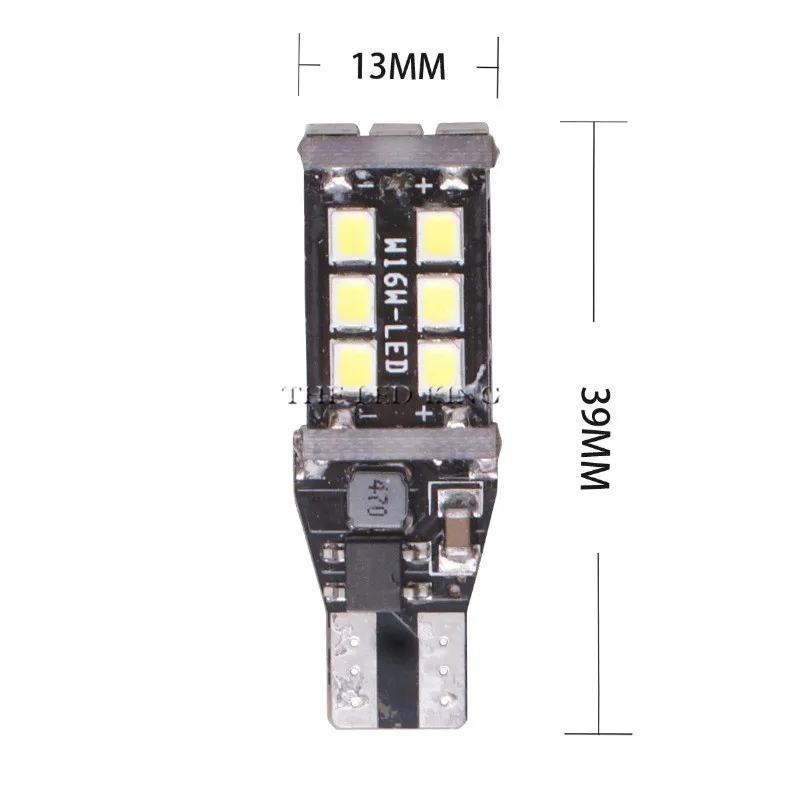 2 шт. супер яркий T15 W16W 921 45 SMD светодиодный 4014 Авто Canbus обратный свет лампы заднего хода задний фонарь