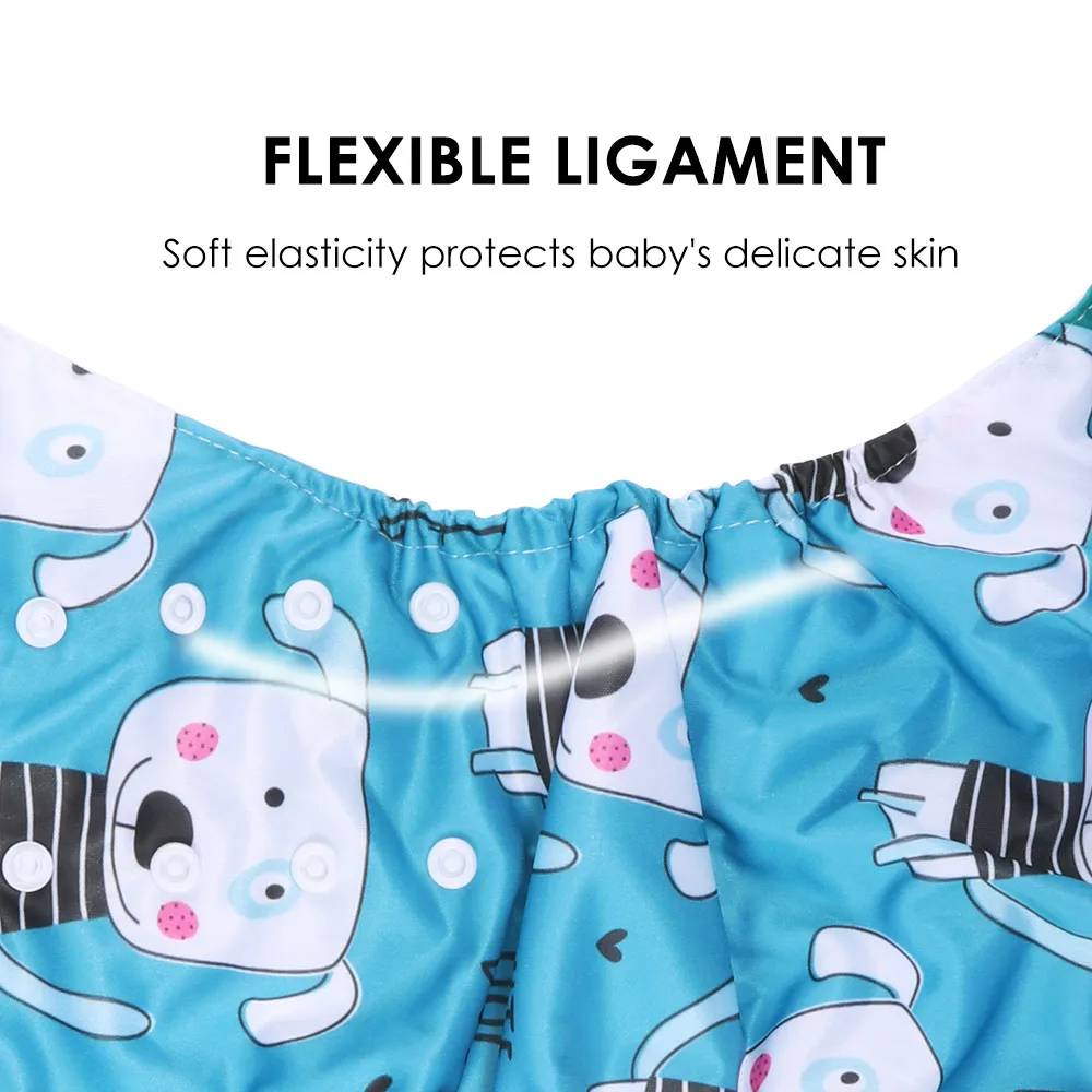 

4pcs/Set Washable Eco-Friendly Cloth Diaper Cover Safe Adjustable Nappy Reusable Cloth Diapers Cloth Nappy Fit 3-15kg Baby