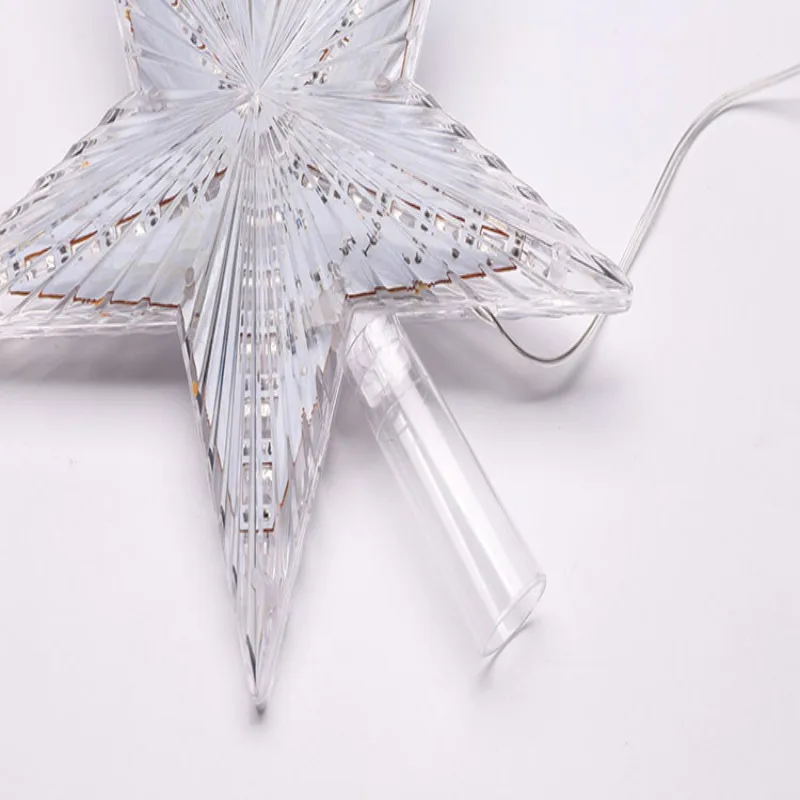 Рождесветильник ка звезды Разноцветные Украшения для рождественской елки