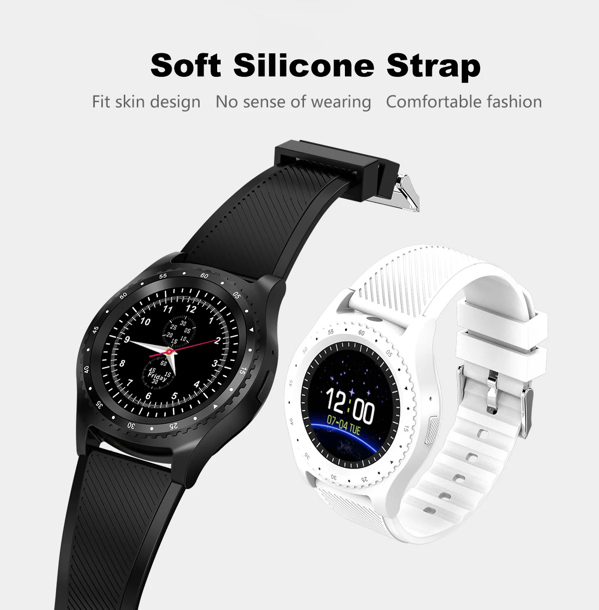 

Missgoal L9 Men Smart Watch Bluetooth-compati Waterproof Fitness Bracelet With SIM Card Slot 2G Heart Rate Tracker Wristwatch