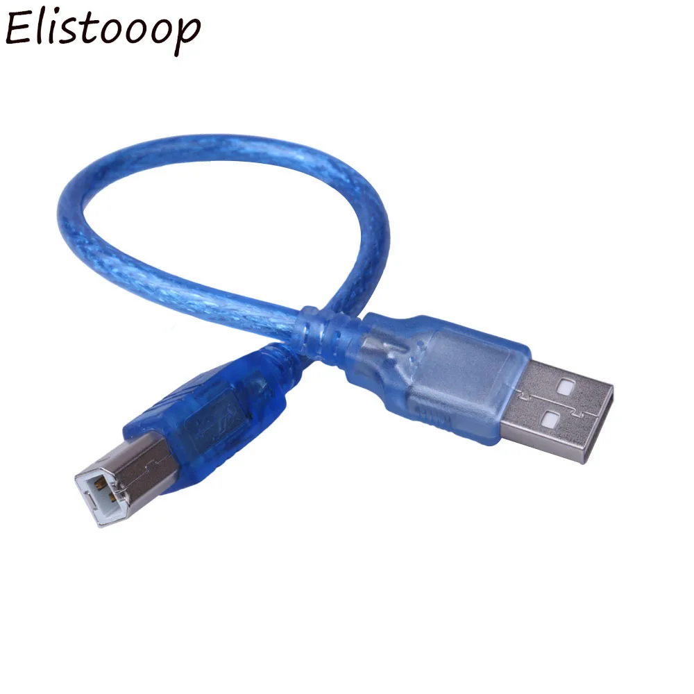 Высокоскоростной Прозрачный USB 2 0 принтер кабель для передачи данных Шнур