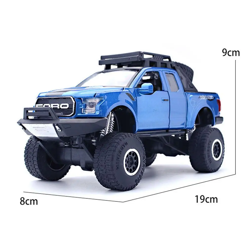 Детские игрушки 1:32 модель из сплава игрушка автомобиль для Ford F150 Raptor звук и свет и скользящая игрушка для детей